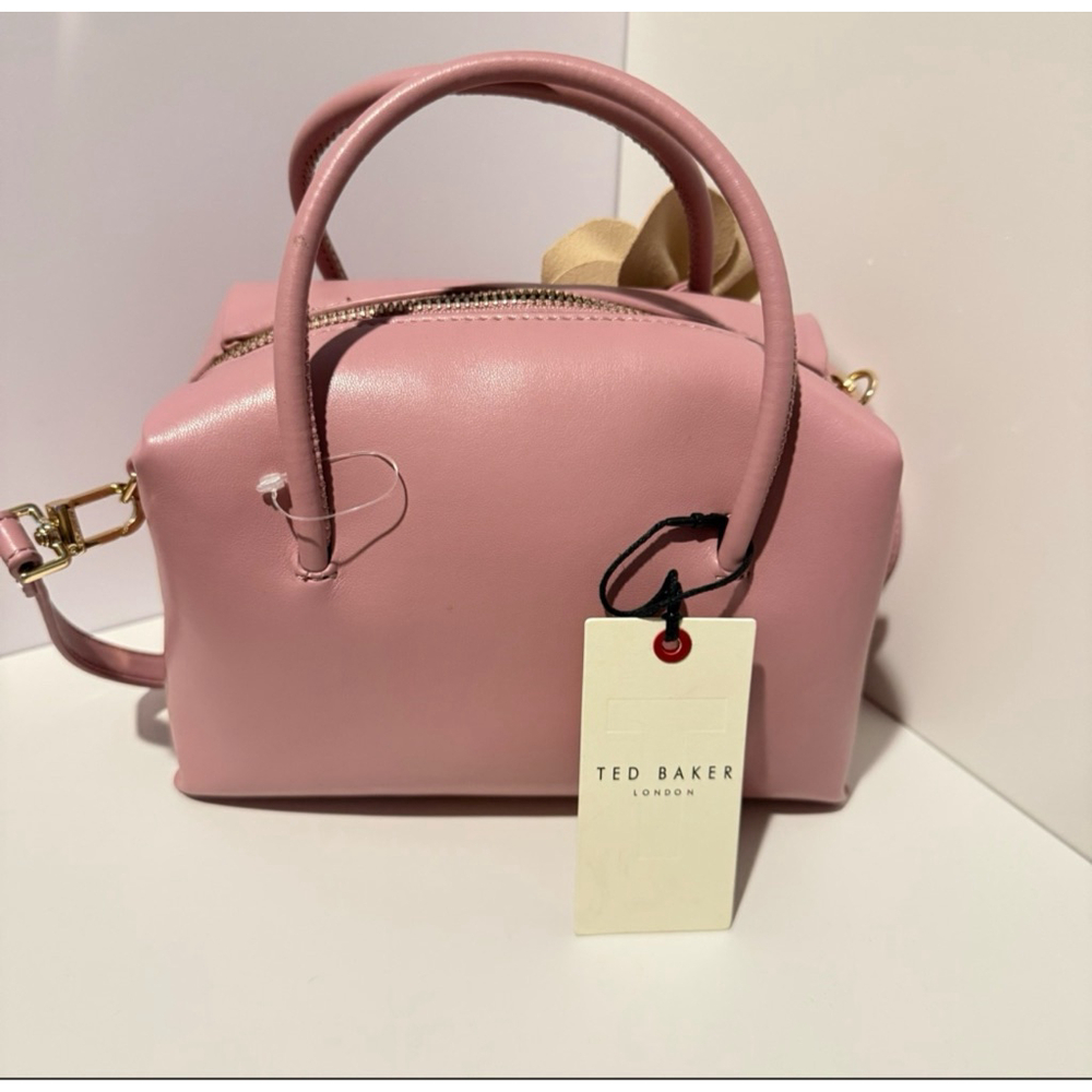 NEW Ted Baker London Nikicon Flower Applique Mini Tote Blush Pink NWT - Picture 5 of 16